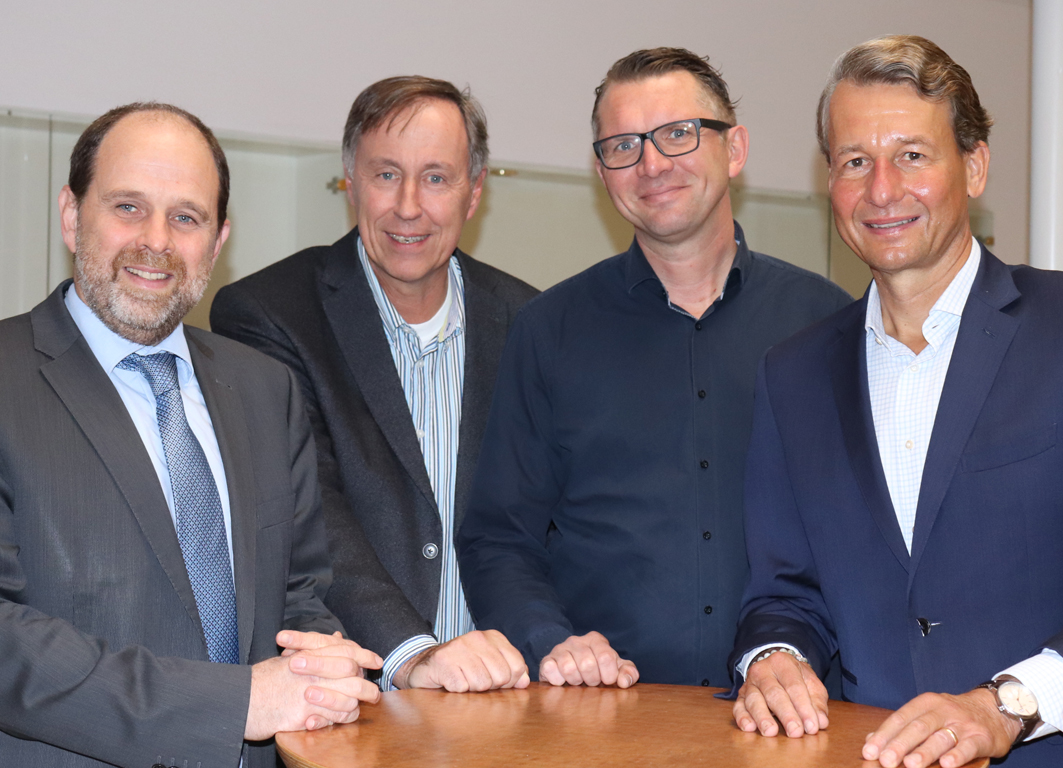 Von links nach rechts: Spitzer, Nowak, Münter und Wodsack